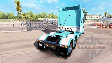 Skin Blue-White for the truck Peterbilt 389 for American Truck Simulator