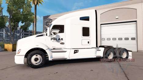 Skin on a Polar Industries truck Kenworth for American Truck Simulator