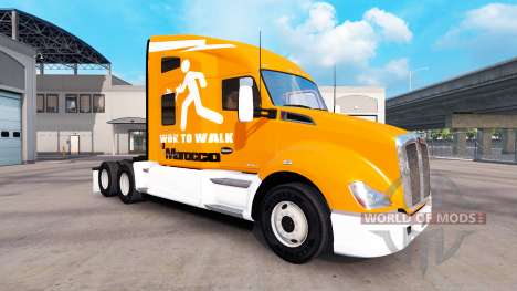 Skin Wok To Walk on a Kenworth tractor for American Truck Simulator