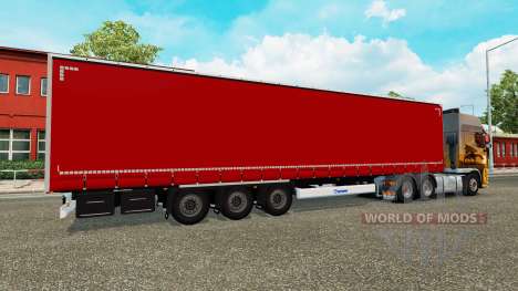 Trailer curtain Krone for Euro Truck Simulator 2