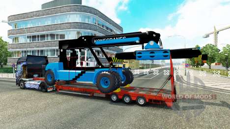 Low sweep with a forklift Konecranes for Euro Truck Simulator 2