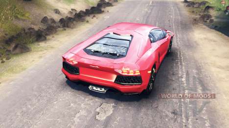 Lamborghini Aventador for Spin Tires