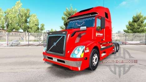 Skin C R England in tractor Volvo VNL 670 for American Truck Simulator
