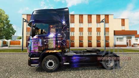 Skyline skin for Scania truck for Euro Truck Simulator 2