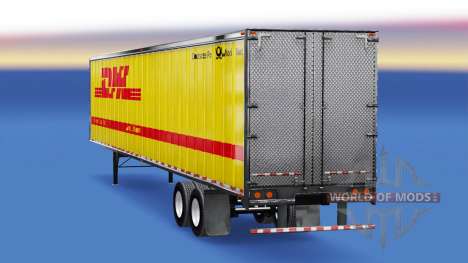 All-metal semitrailer DHL for American Truck Simulator