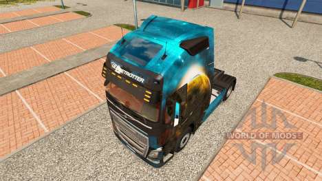 Planet skin for Volvo truck for Euro Truck Simulator 2