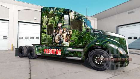 Predator skin for the Peterbilt and Kenworth tra for American Truck Simulator