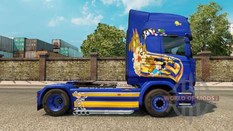 Looney Tunes skin for Scania truck for Euro Truck Simulator 2
