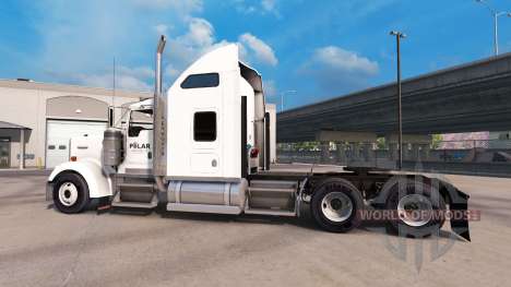 Skin on a Polar Industries truck Kenworth W900 for American Truck Simulator