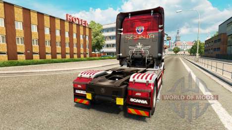 Skin King of the Road on the tractor Scania for Euro Truck Simulator 2