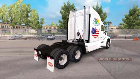 Scotland American skin for the truck Peterbilt for American Truck Simulator