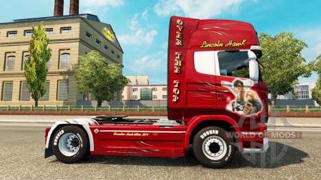 Skin Hawk Edition tractor Scania for Euro Truck Simulator 2