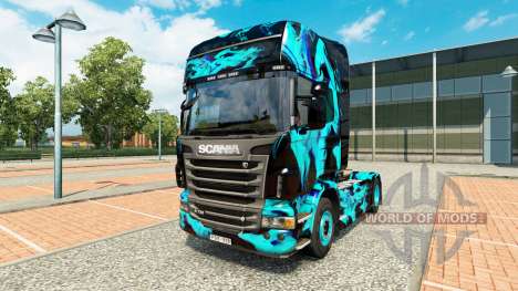 Skin Green Smoke for Scania truck for Euro Truck Simulator 2