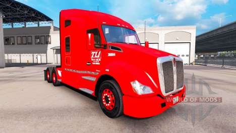 Skin Transco Lines on trucks and Peterbilt Kenwo for American Truck Simulator