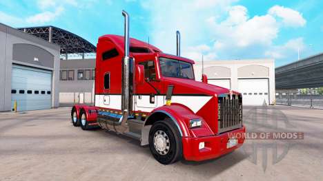 Skin Stripes v4.0 tractor Kenworth T800 for American Truck Simulator