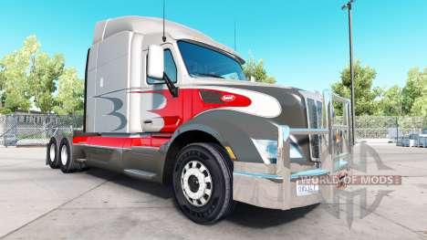 Chrome bumper on the Peterbilt 579 for American Truck Simulator