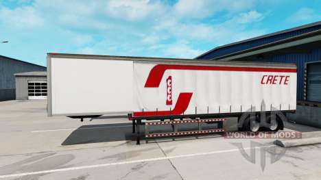 A collection of skins for trailers v3.0 for American Truck Simulator