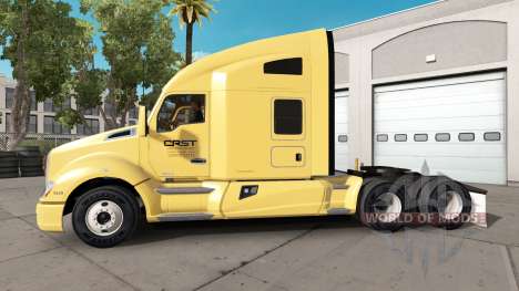 Skin CRST on truck Kenworth for American Truck Simulator