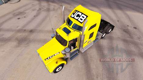 Skin JCB tractor Kenworth W900 for American Truck Simulator