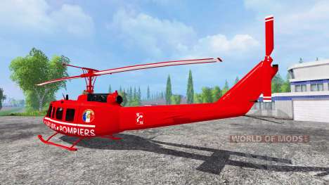 Bell UH-1D [sapeurs pompiers] for Farming Simulator 2015