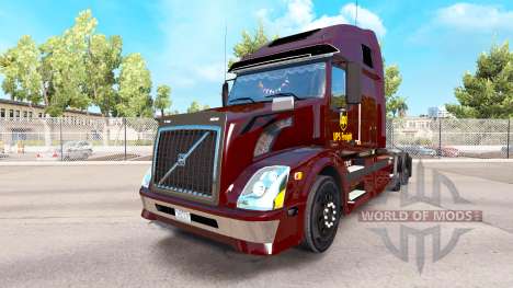UPS skin for Volvo VNL 670 truck for American Truck Simulator
