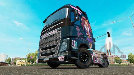 Monster High skin for Volvo truck for Euro Truck Simulator 2