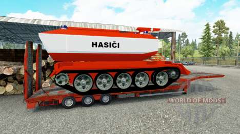 Low sweep with fire tank for Euro Truck Simulator 2