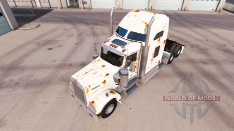 Skin Rusty on the truck Kenworth W900 for American Truck Simulator