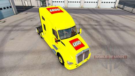 Skin on LEGO truck Kenworth for American Truck Simulator
