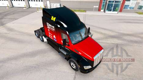 Hendrick skin for the truck Peterbilt for American Truck Simulator