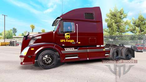 UPS skin for Volvo VNL 670 truck for American Truck Simulator
