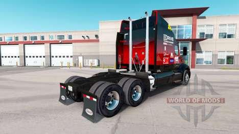 Hendrick skin for the truck Peterbilt for American Truck Simulator