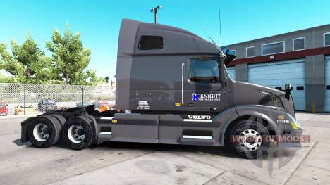 Skin on Knight Refridgeration truck Volvo VNL670 for American Truck Simulator