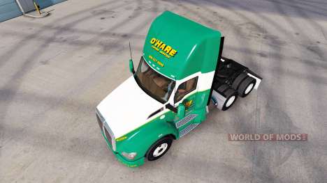 Skin OHare Towing for trucks and Peterbilt Kenwo for American Truck Simulator