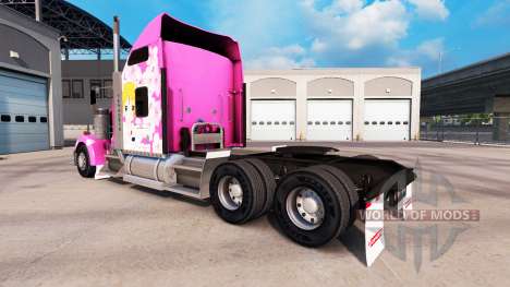 Sakura skin for the Kenworth W900 tractor for American Truck Simulator