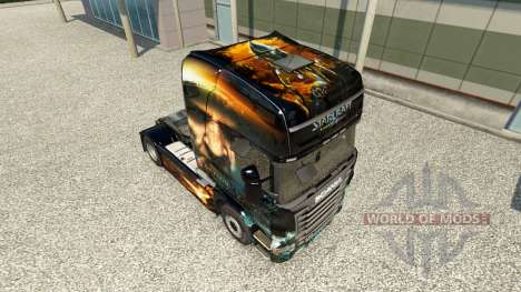 Starcraft 2 skin for Scania truck for Euro Truck Simulator 2