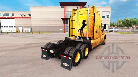 Western skin for the truck Peterbilt for American Truck Simulator