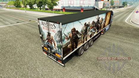 Skin Assassins Creed IV trailer for Euro Truck Simulator 2