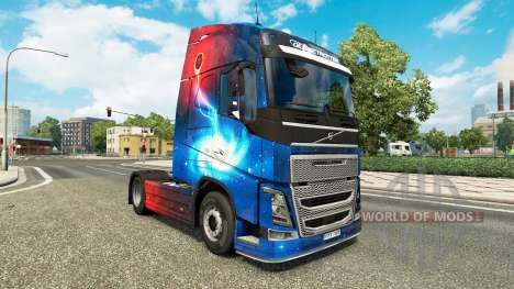 Galaxy skins for Volvo truck for Euro Truck Simulator 2