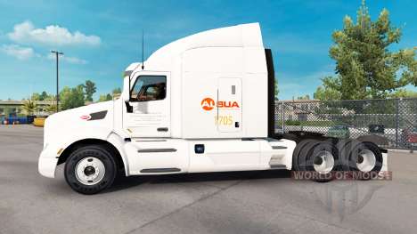 Alsua skin for the truck Peterbilt for American Truck Simulator
