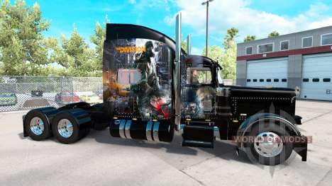 Skin The Division for the truck Peterbilt 389 for American Truck Simulator