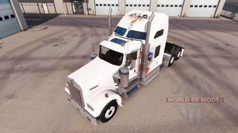 Skin Independent on the truck Kenworth W900 for American Truck Simulator