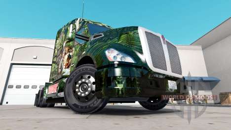 Predator skin for the Peterbilt and Kenworth tra for American Truck Simulator
