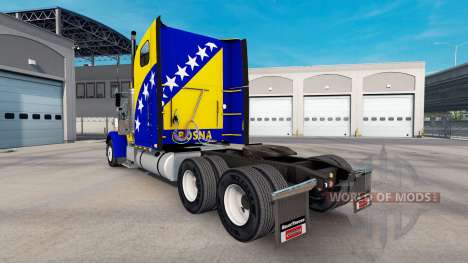 Skin Bosnia on the truck Freightliner Classic XL for American Truck Simulator