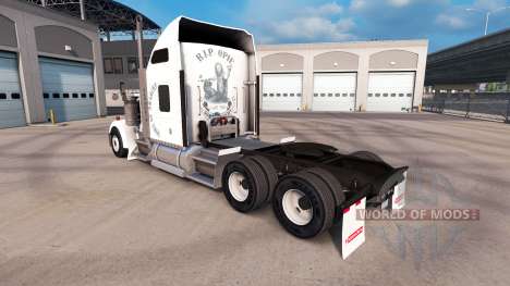 Skin Sons of anarchy on the truck Kenworth W900 for American Truck Simulator