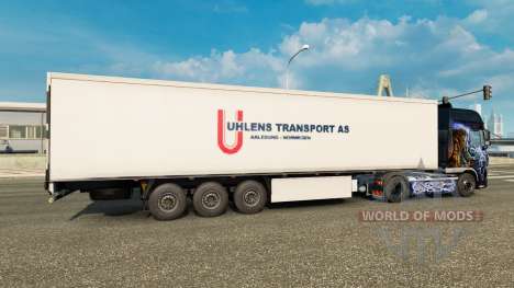 Skin Uhlen Transport AS a semi for Euro Truck Simulator 2