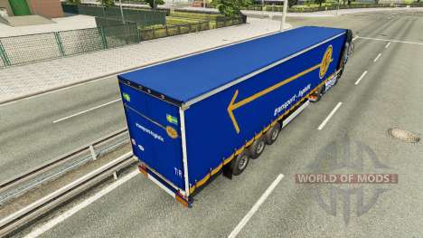 Skin ASG on the trailer for Euro Truck Simulator 2