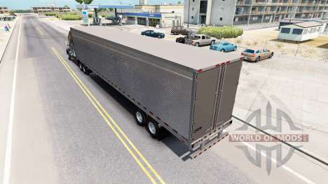 Chromed reefer trailer for American Truck Simulator
