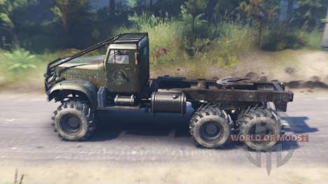 The KrAZ-214 for Spin Tires