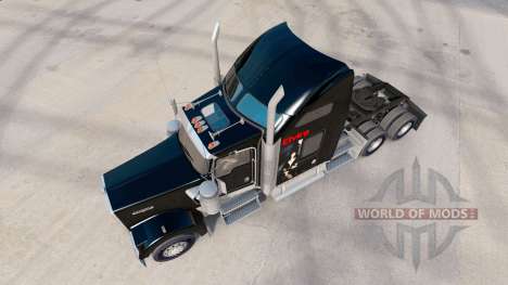 Skin Elvira on the truck Kenworth W900 for American Truck Simulator